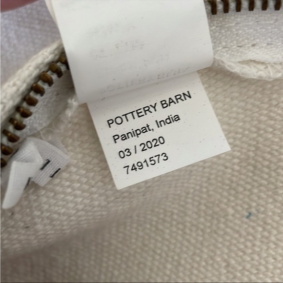 Pre Owned Pottery Barn Mali Handwoven Lumbar Throw Pillow Cover 16x26 - Picture 8 of 11